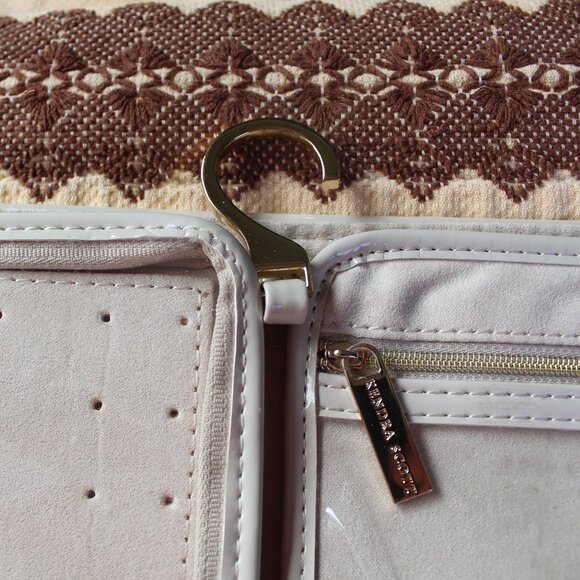 Kendra Scott Jewelry Travel Case Hanging 4 Removable Compartments - Picture 7 of 16